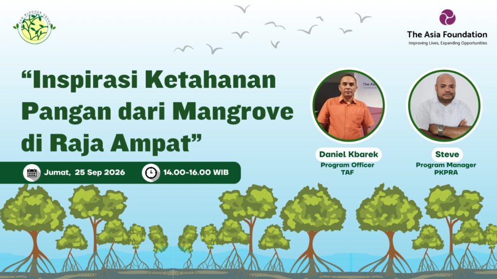 ketahanan pangan lewat mangrove di raja ampat